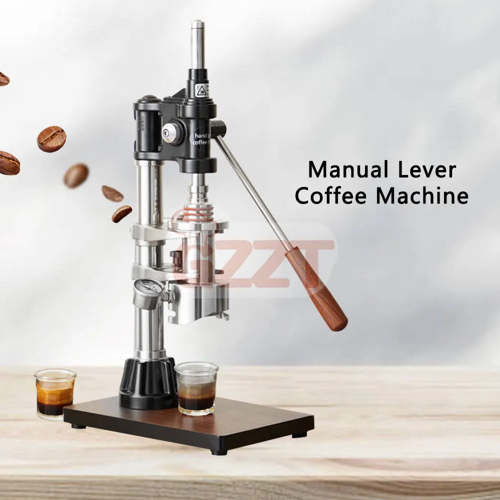 1-16 Bar Extraction Variable Pressure Lever Coffee Maker Hand-pressed Coffee Machine 304 Stainless Steel Manual Espresso - Image 2