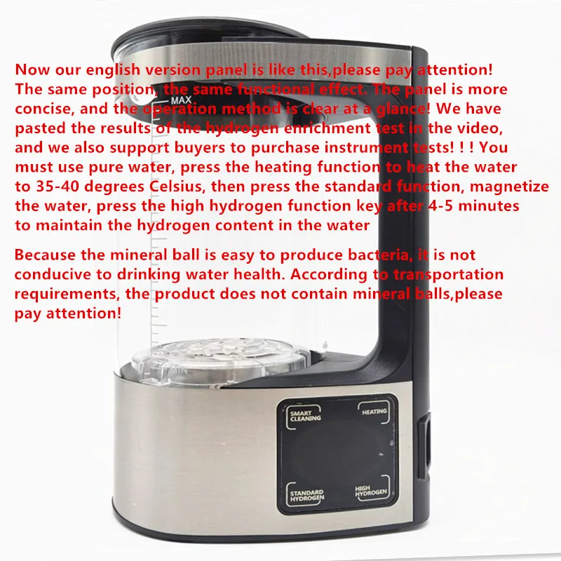 2L Electric Hydrogen Rich Water Kettle Water Ionizer Machine Water filter Drink Hydrogen Water Generator - Image 2