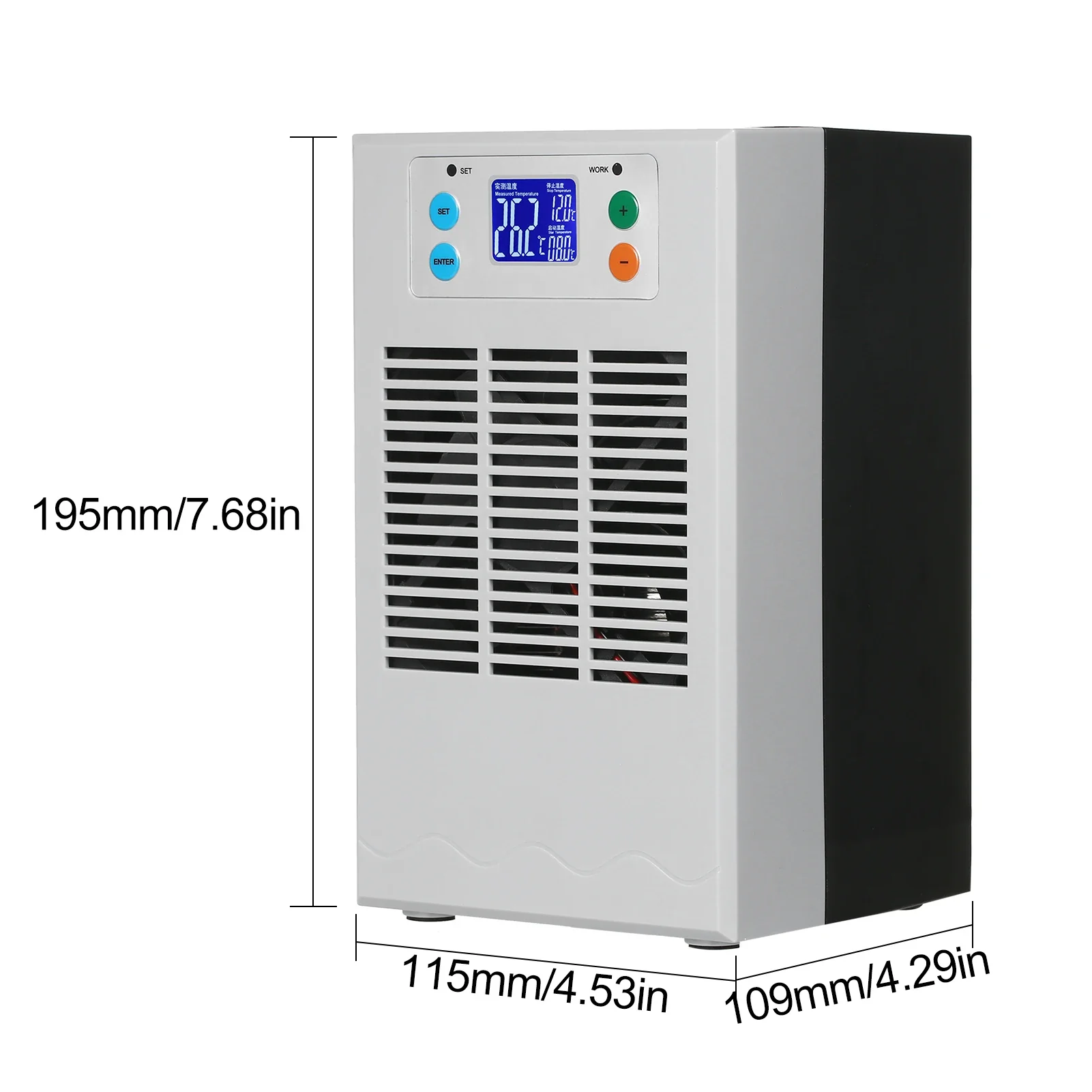 100W 30L/70W 20L Small Fish Tank Water Heater&Chiller Aquarium Chiller Semiconductor Electronic Aquarium Cooling& Heating System - Image 5