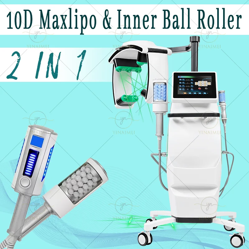 10D Maxlipo & Inner Ball Roller 2 in 1 Weight Loss Machine - Image 2