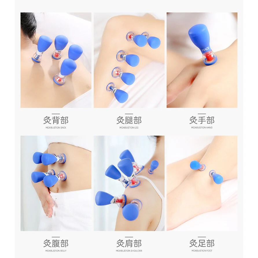 Newest 10pcs HACI Magnetic Cupping Bipolar Strong Magnetic Vacuum Acupuncture Cupping Set Suction Cupping Set Magnetic therapy - Image 5