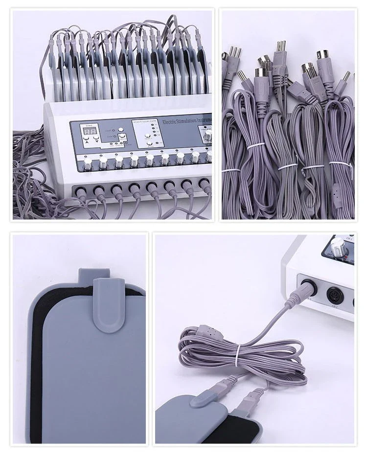 10pcs/set electrode connection line cable for S872 Weight Loss machine ems muscle stimulator Electrostimulation Russian Waves - Image 3