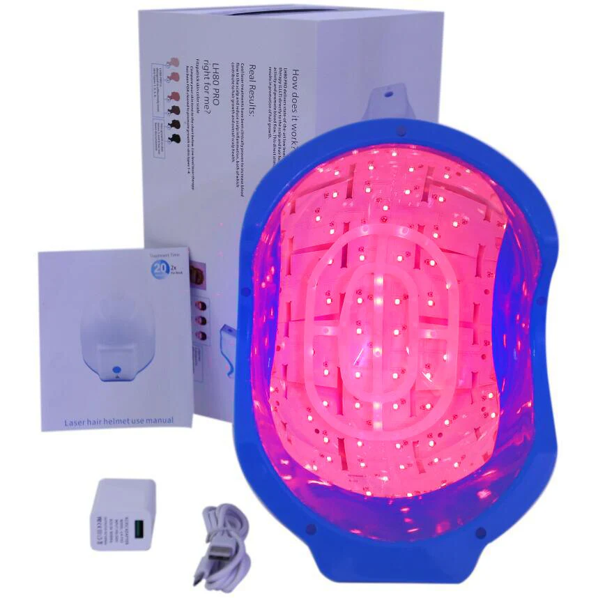 Laser Therapy Hair Growth Helmet Device Laser Hair Loss Promote Hair Regrowth Laser Cap Massage Equipment