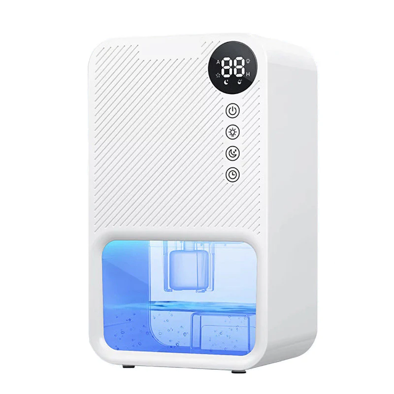 1100ML Large Capacity Dehumidifier Portable Moisture Absorbers Timing Colorful Light Quiet Air Dryer For Home Bedroom Bathroom - Image 7