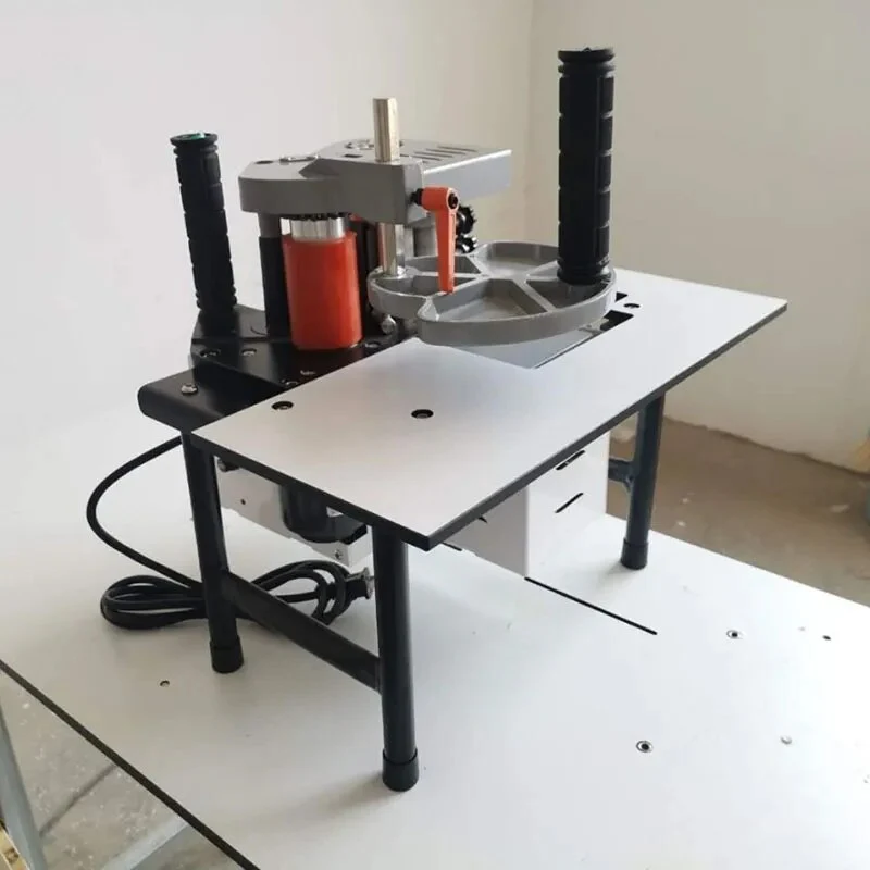 1100W Small Manual Edge Banding Machine Double Side Gluing Portable Edge Bander Woodworking Edge Banding Machine 220V Factory - Image 4