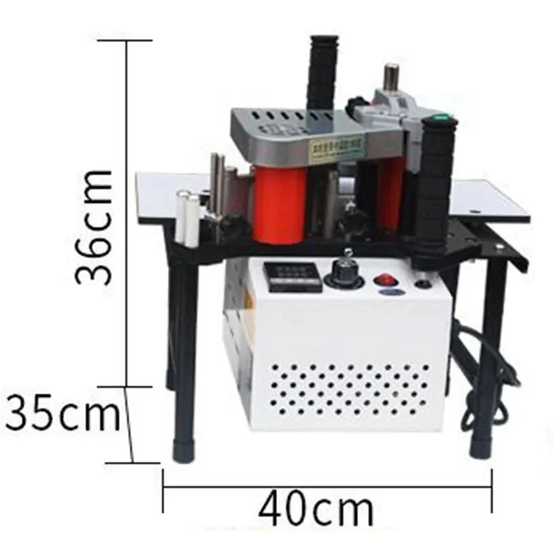 1100W Small Manual Edge Banding Machine Double Side Gluing Portable Edge Bander Woodworking Edge Banding Machine 220V Factory - Image 6
