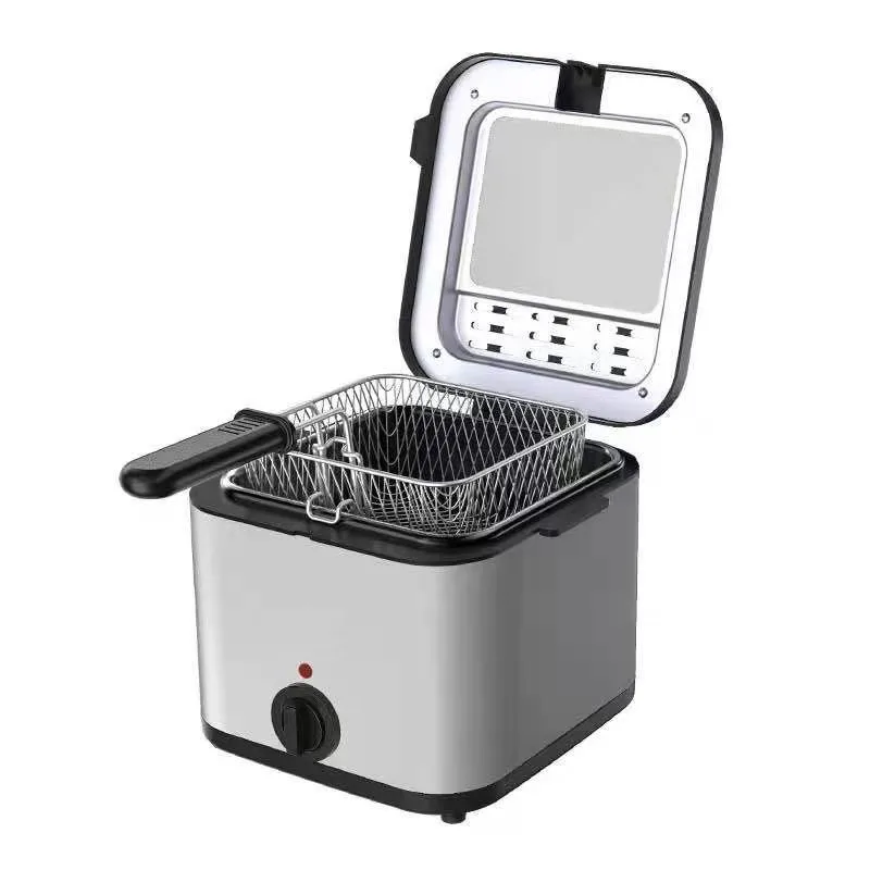 110V/220V Electric Deep Fryer 2.5L Deep Frying Pan Heating Oil Pot French Fires Fried Chicken Machine 1000W - Image 3