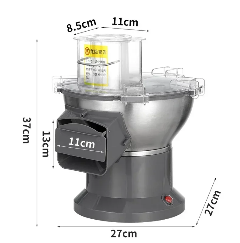 110V/220V Electric Vegetable Cutter Automatic Potato Shredder Commercial Multifunctional Carrot Shredding Machine - Image 6