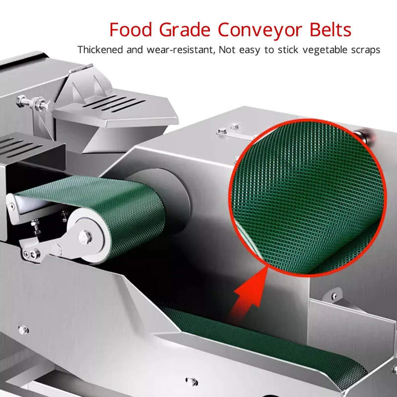 110V/220V Shallot Vegetable Cutter Machine Multifunctional Commercial Dicing Machine Carrot Potato Fruit Electric Slicer - Image 3
