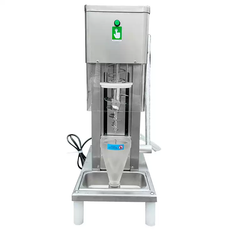 110V 220V Stainless Steel Swirl Drill Yogurt Real Fruits Ice Cream Blender Mixer Frozen Fruit Swirl Drill Ice Cream Machine - Image 3
