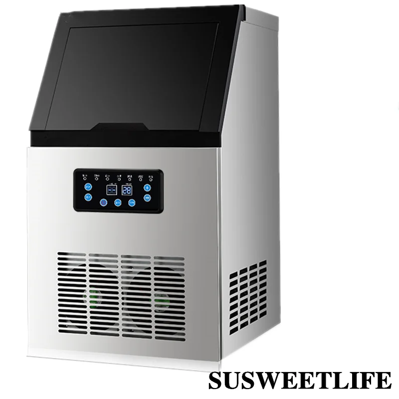 60KG 70KG 80KG Ice Maker Commercial Cube Ice Machine Automatic /Home Ice Machine / For Bar / Coffee Shop / Tea Shop - Image 2