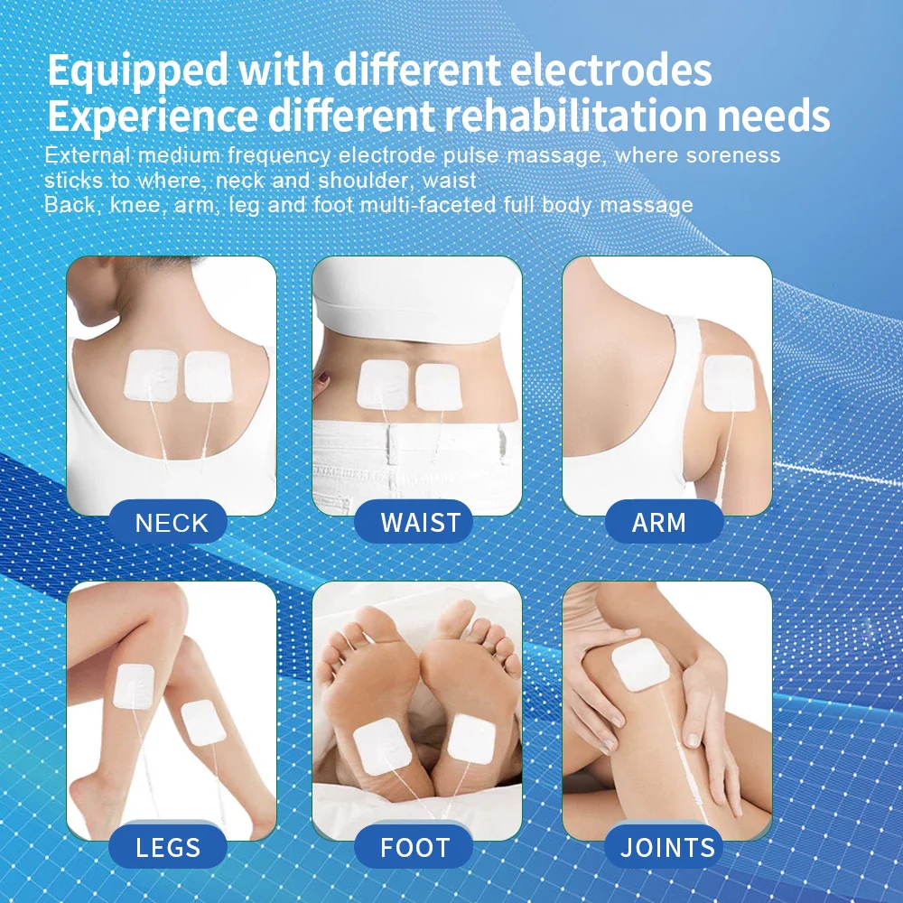 12 Modes Low Frequency Therapy Device TENS Machine EMS Muscle Stimulator Electronic Pulse Massager Myostimulation Apparatus - Image 5