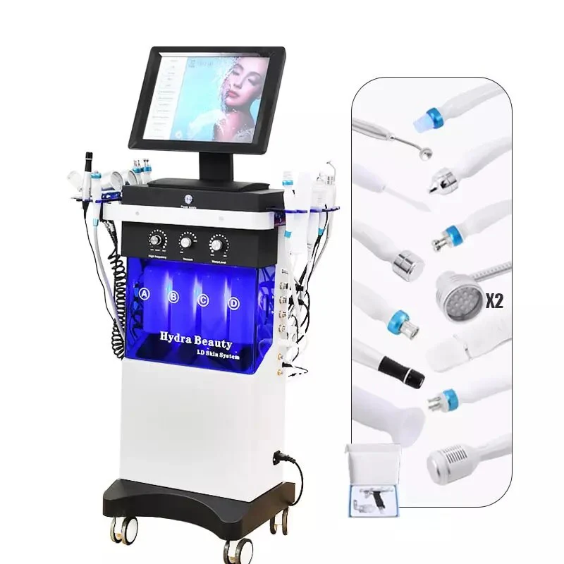 14 in 1 Oxygen Water Dermabrasion Facial Cleansing Skin Rejuvenation Beauty Equipment - Image 5