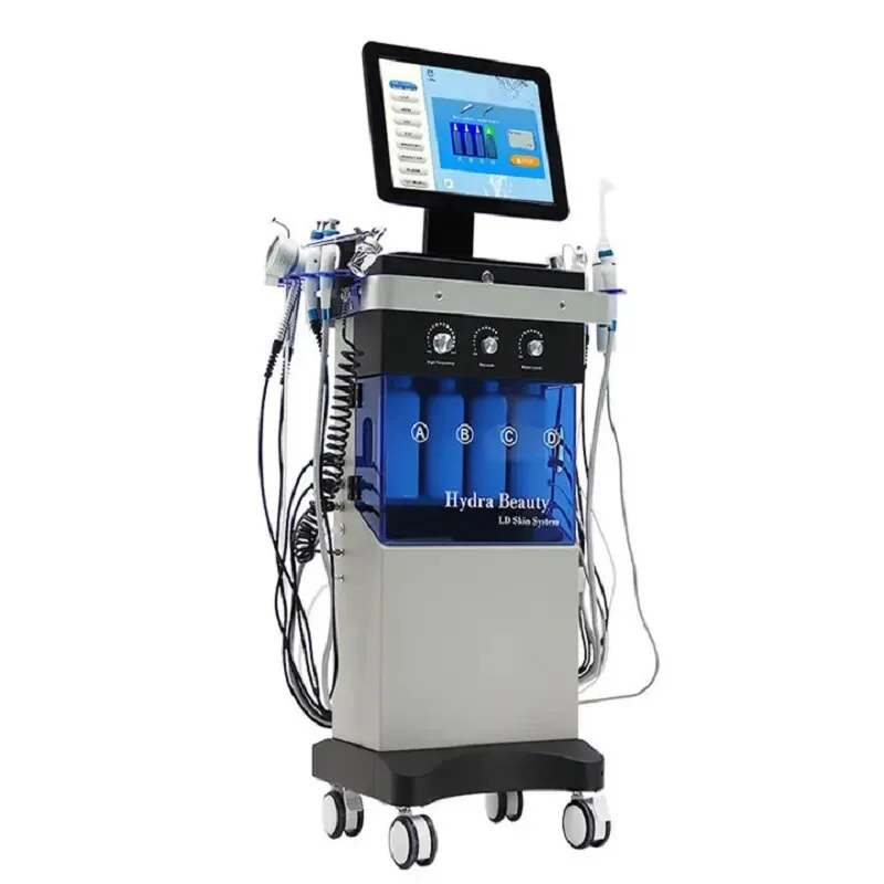 14 in 1 Oxygen Water Dermabrasion Skin Cleansing Facial Rejuvenation Beauty Equipment - Image 4