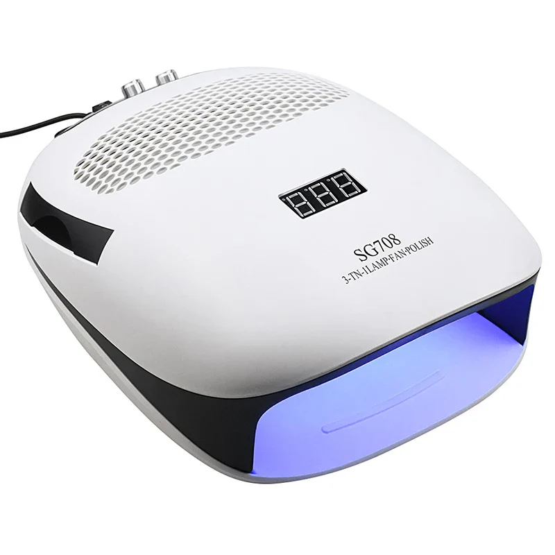140W Professional 3-IN-1 Nail Drill Manicure Machine & Nail Lamp Dryer & Strong Suction Nail Vacuum Cleaner For Nail Salon Tool - Image 6