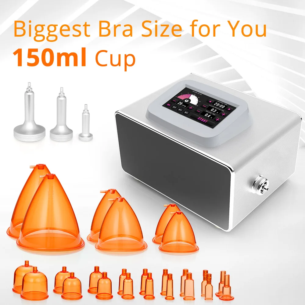150ML Large Capacity Vacuum Cups For Butt Enlargement Breast Lifting Beauty Salon Machine Body Shape Device - Image 3