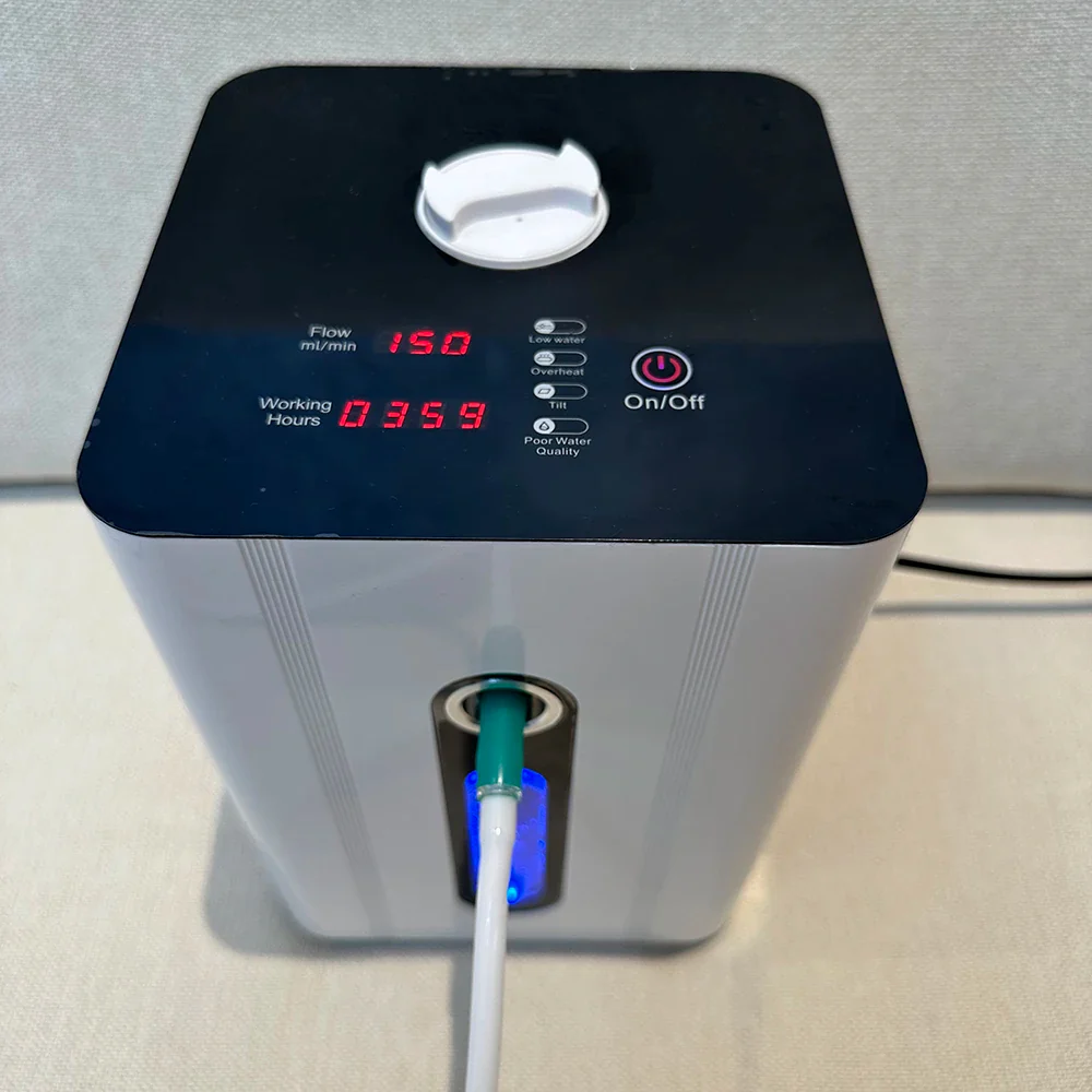 150ml Large Flow Hydrogen Inhalation Machine Hydrogen Water Generator 99.99% Pure H2 Inhalation Low Noise DuPont SPE PEM Oxygen - Image 5