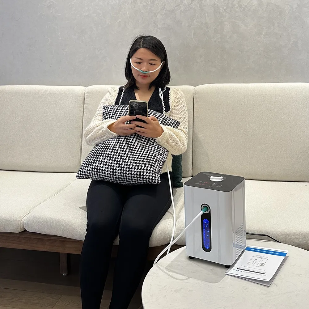 150ml Large Flow Hydrogen Inhalation Machine Hydrogen Water Generator 99.99% Pure H2 Inhalation Low Noise DuPont SPE PEM Oxygen - Image 6