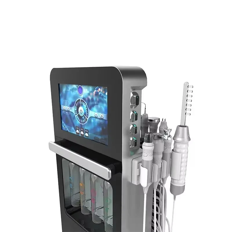 17-in-1 Hydro Facial Aqua Peel Face Lift Machine - Diamond Dermabrasion Skin Care Oxygen Water Jet Spa System - Image 3
