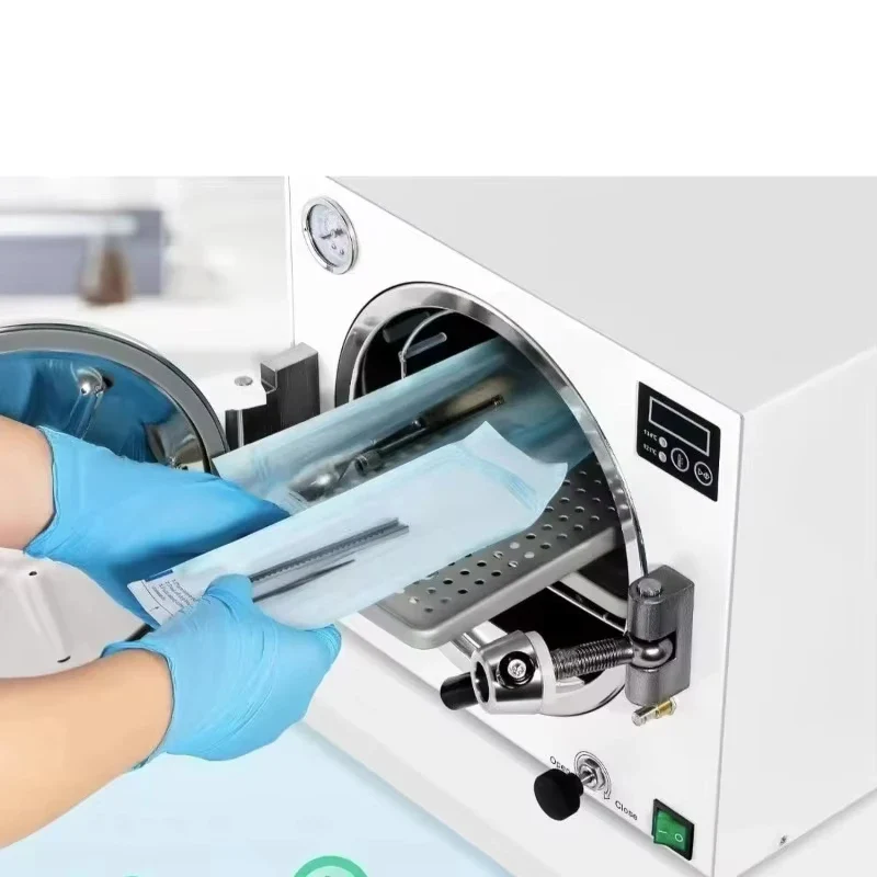 18L Dental Steam Autoclave Sterilizer Commercial Electric Stainless Steel English Interface - Image 2