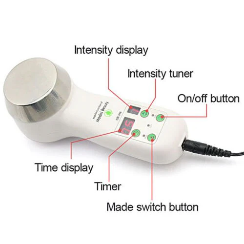 1MHz Ultrasonic cavitation skin care cellulite Machine Ultrasound Therapy device - Image 4
