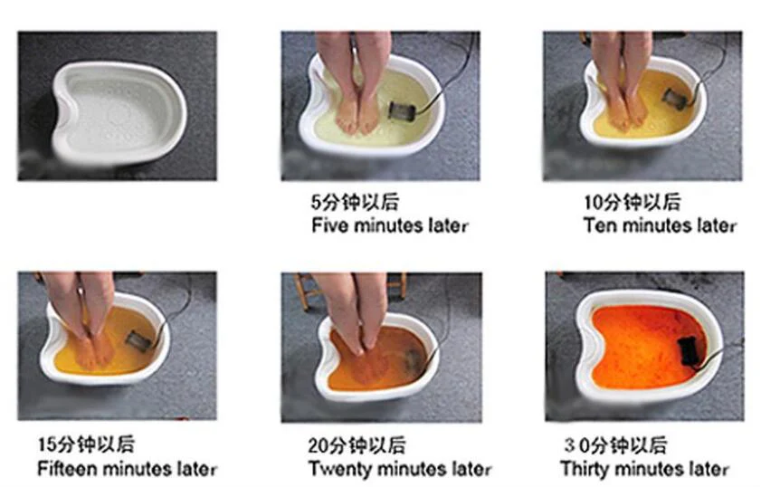 1Set Detox Machine Ion Cleanse Ionic Detox Foot Bath Aqua Cell Spa Machine Footbath Massage Detox Foot Bath Arrays Aqua Spa - Image 4