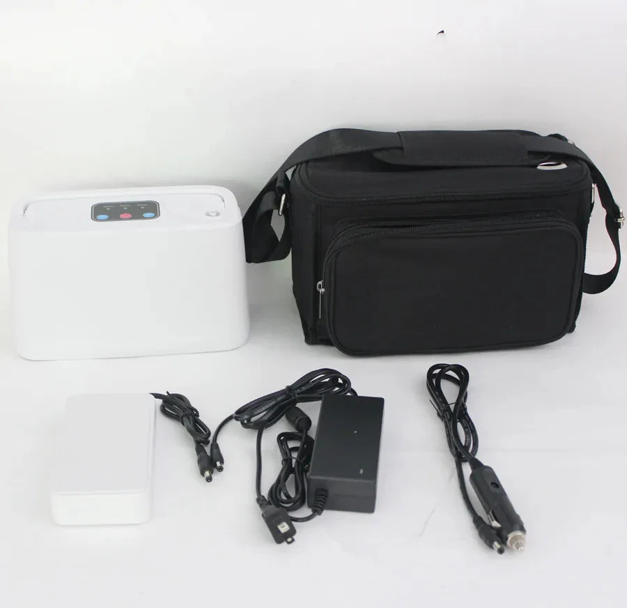 2 Batteries Continuous Oxygen Concentrator Portable Oxygen Generator Oxygenerator Outdoor Oxygen Chamber Household O2 Bar - Image 6