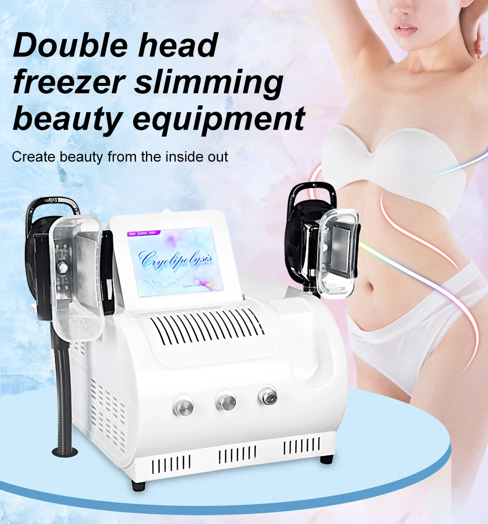 2 Handles Freezefats System Cryolipolysis Machine Weight Loss Body Slimming Beauty Machine Anti-Aging Skin Lifting Firming - Image 2