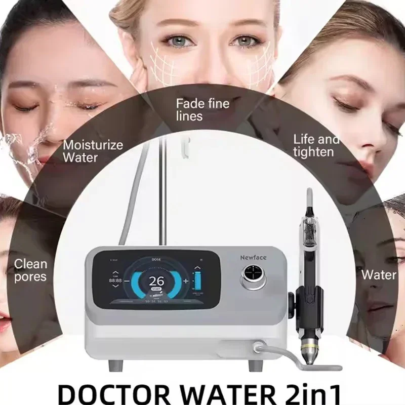 2 in 1 jet peel High Pressure Water Injection Gun Oxygen Water Jet Facial cleaning Machine For Skin Rejuvenation - Image 4