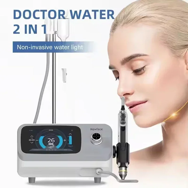 2 in 1 jet peel High Pressure Water Injection Gun Oxygen Water Jet Facial cleaning Machine For Skin Rejuvenation - Image 5