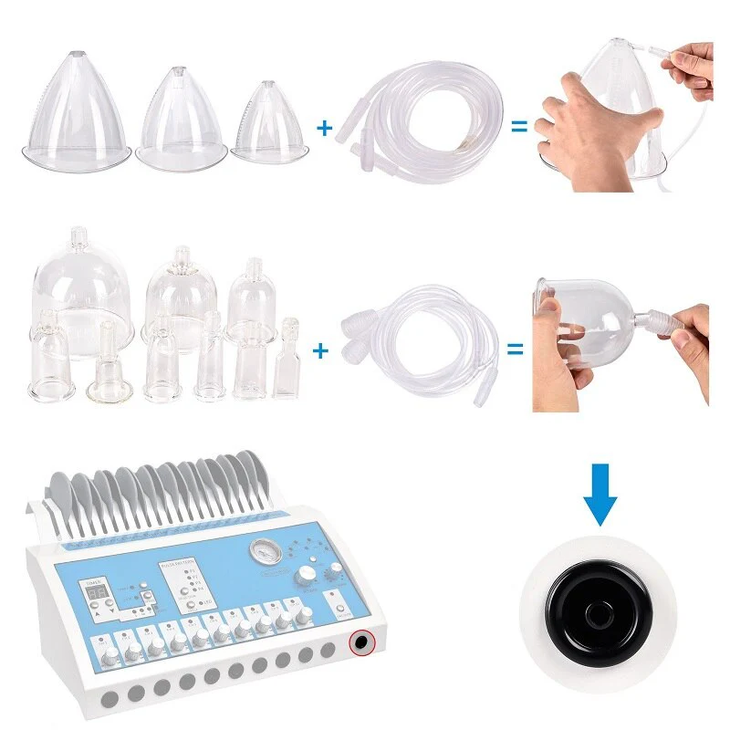 Hot Sale EMS Vacuum Massage Therapy Machine Enlargement Pump Lifting Breast Enhancer Massager Cup and Body Shaping Beauty Device - Image 3