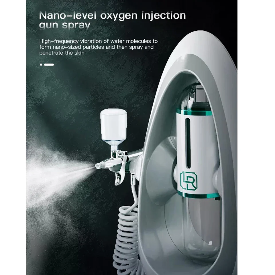 2-IN-I Hydra Dermabrasion Aqua Peeling SPA Beauty Machine Facial Hydration Sprayer Water Injection Vacuum Blackhead Face Clean - Image 3