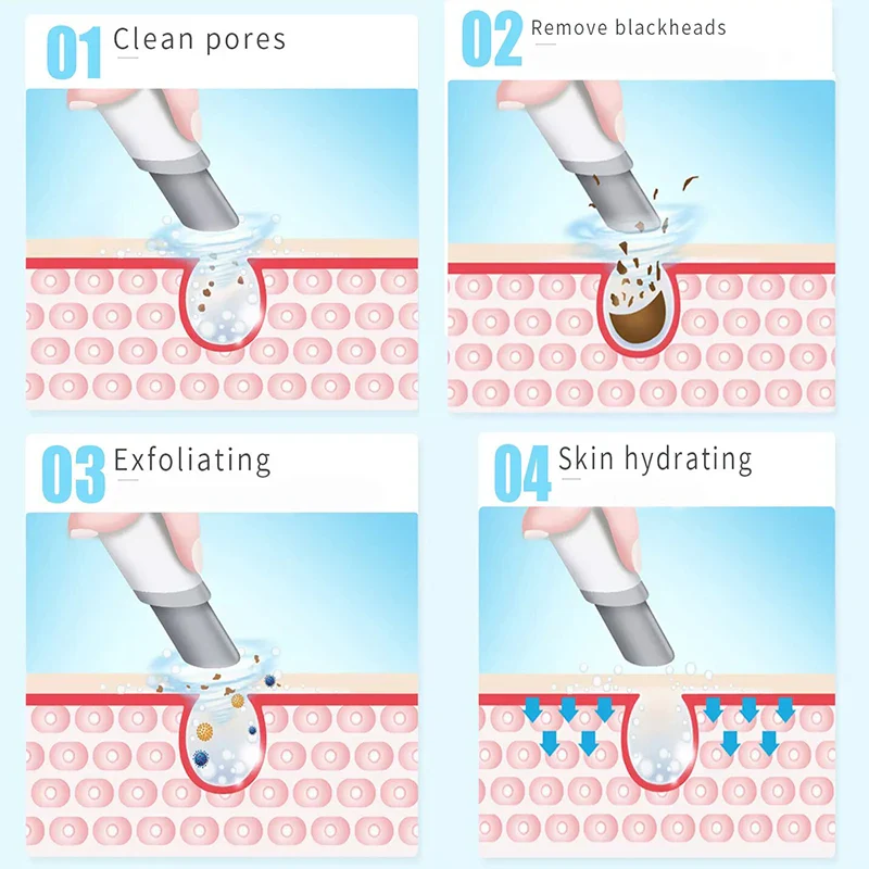 2-IN-I Hydra Dermabrasion Aqua Peeling SPA Beauty Machine Facial Hydration Sprayer Water Injection Vacuum Blackhead Face Clean - Image 5