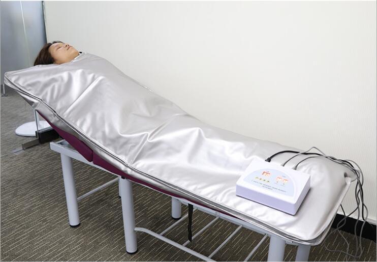 2 Zone FIR Sauna Far Infrared Body Slimming Sauna Blanket Heating Therapy Slim Bag Spa Weight Loss Body Detox Machine - Image 3
