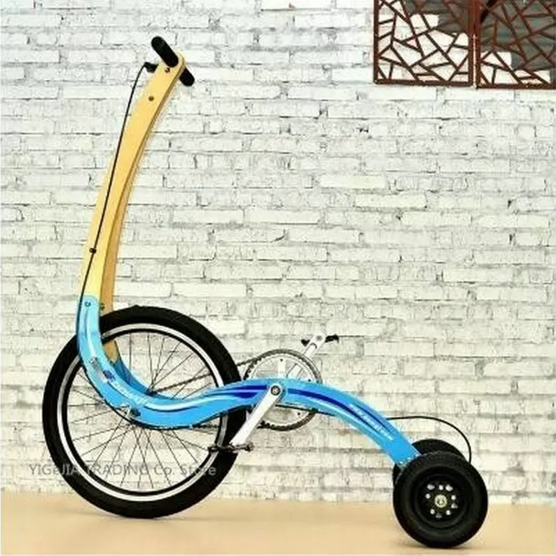 20 Inch Sports Fitness Half Bike, Stand Up Bike Without Seat Three Wheels Exercise - Image 3