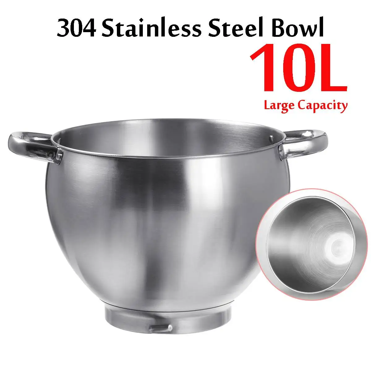 2000W Stand Mixer 10L Stainless Steel Bowl 6speed Kitchen Food Blender Cream Egg Whisk Cake Maker Dough Chef Kneader Bread Mixer - Image 4