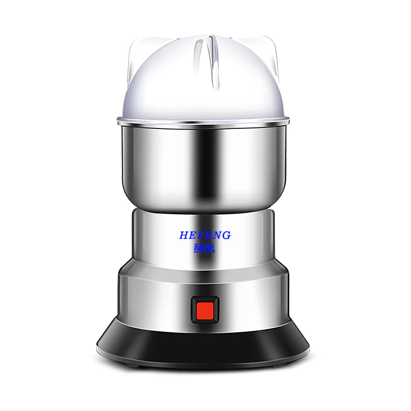 200W Stainless Steel Mill Grinder Machine Powder Grinder Machine Small Herbal Medicine Grain Food Condiment Grinding Machine - Image 4