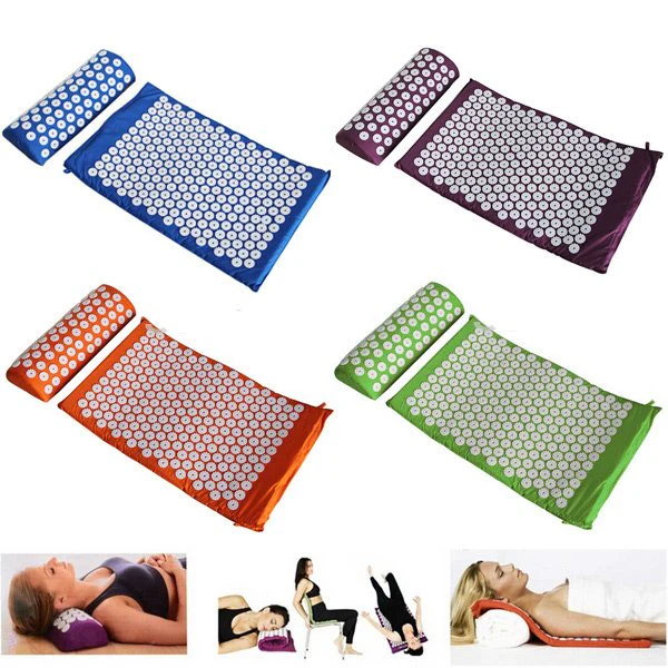 2016 Health Care Pain Relief Acupuncture Massager Cushion for Shakti Acupressure Yoga Body Massage Mat - Image 2