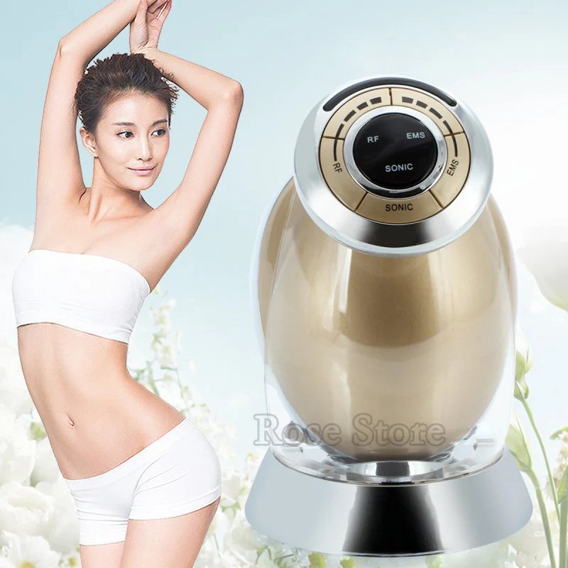 New 3 IN 1 EMS RF ULTRASONIC Cavitation Fat Burner Dissolve Lipo Massager Body Slimming Shaping Fitness Beauty Instrument - Image 6
