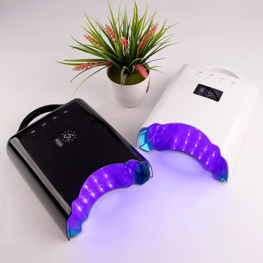 2023 New Gradient Color Nail Dryer 78W Rechargeable Best pro LED Nail UV Dryer Lamps Cordless UV Led Nail Lamp - Image 2
