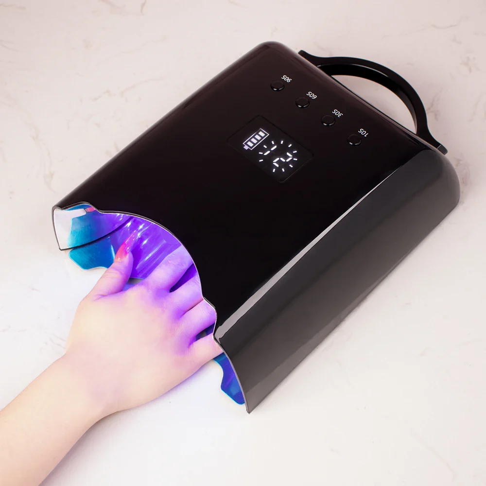 2023 New Gradient Color Nail Dryer 78W Rechargeable Best pro LED Nail UV Dryer Lamps Cordless UV Led Nail Lamp - Image 3