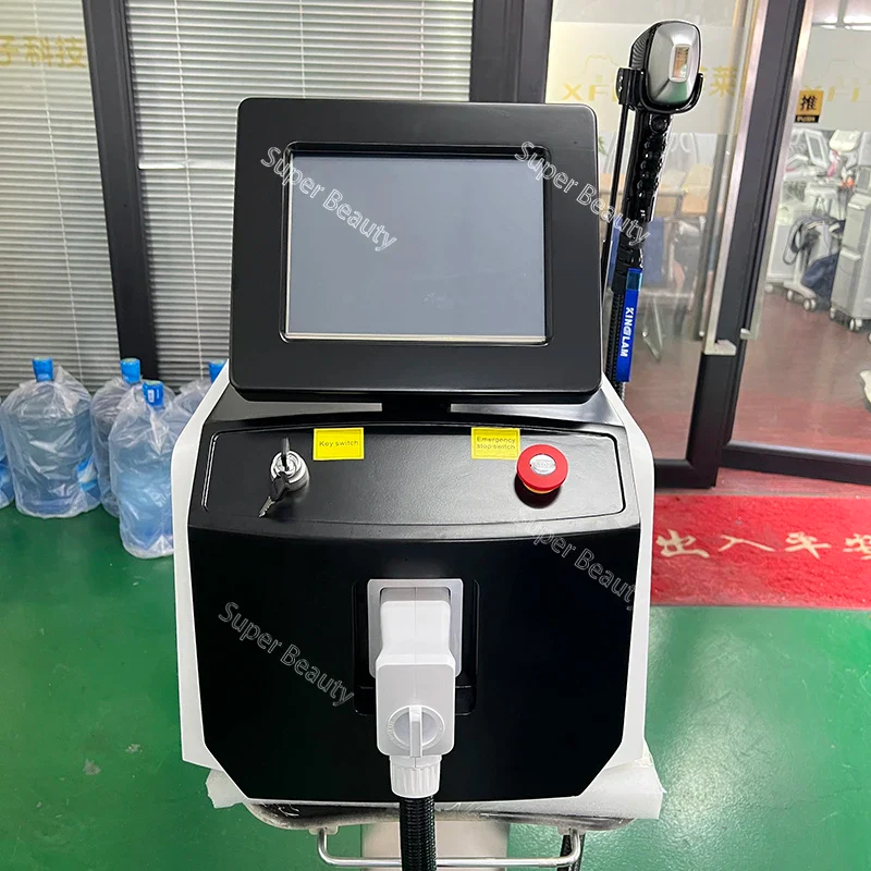Newest PortableHigh Quality 808 Diode Laser Hair Removal 3 Wavelength 755nm 808nm 1064nm Diode Permanent Laser Hair Remo - Image 2