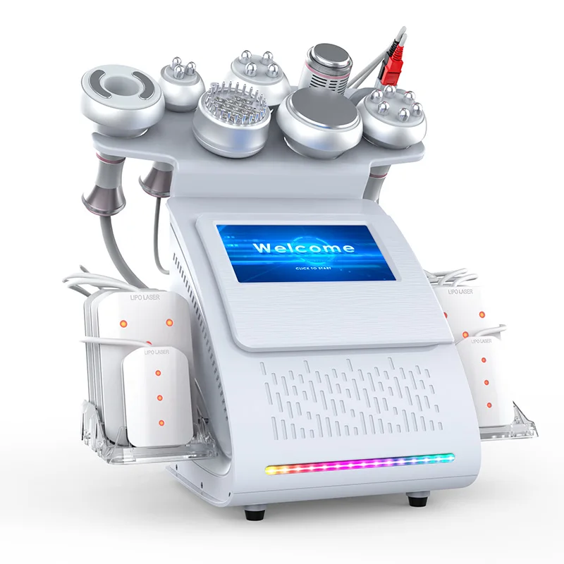 The Latest 9 In 1 80k Ultrasonic Cavitation Vacuum RF Laser Weight Loss Machine Suitable Body Sculpting Machine - Image 3