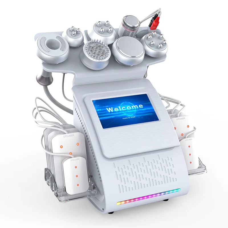 The Latest 9 In 1 80k Ultrasonic Cavitation Vacuum RF Laser Weight Loss Machine Suitable Body Sculpting Machine - Image 4