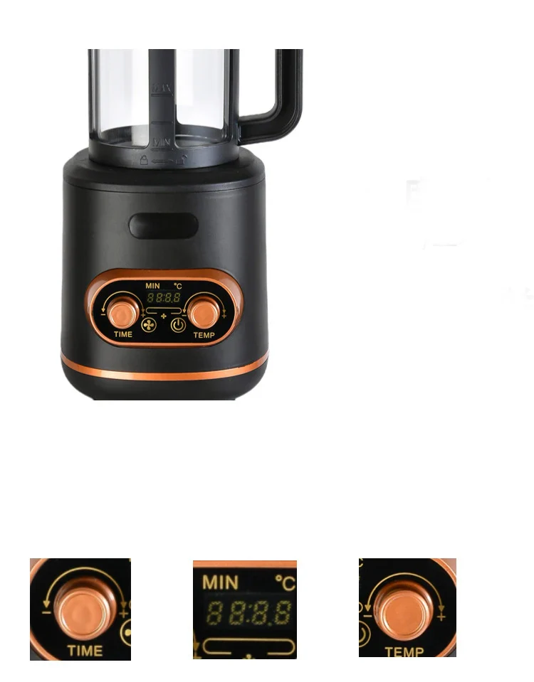 220/110V Electric Mini Household Air Roaster Coffee Machine Home Coffee Bean Roaster Temperature Control Coffee Roasting Machine - Image 4
