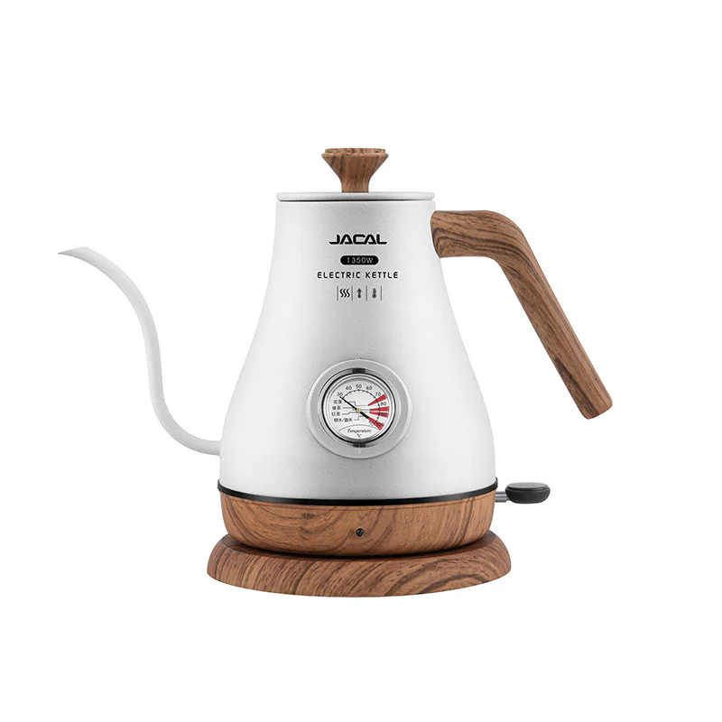 220v 110v 1L Electric Kettle 304 Stainless Steel Gooseneck Spout Pour-Over Coffee Pot Slim Teapot With Thermometer - Image 6