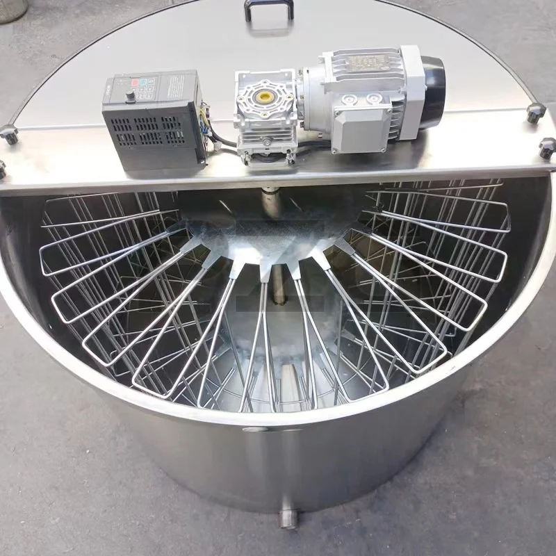220V 110V Electric 12 Frames 24 Frames Auto Reverse Reversible Honeycomb Honey Extractor Beekeeping Equipment - Image 3