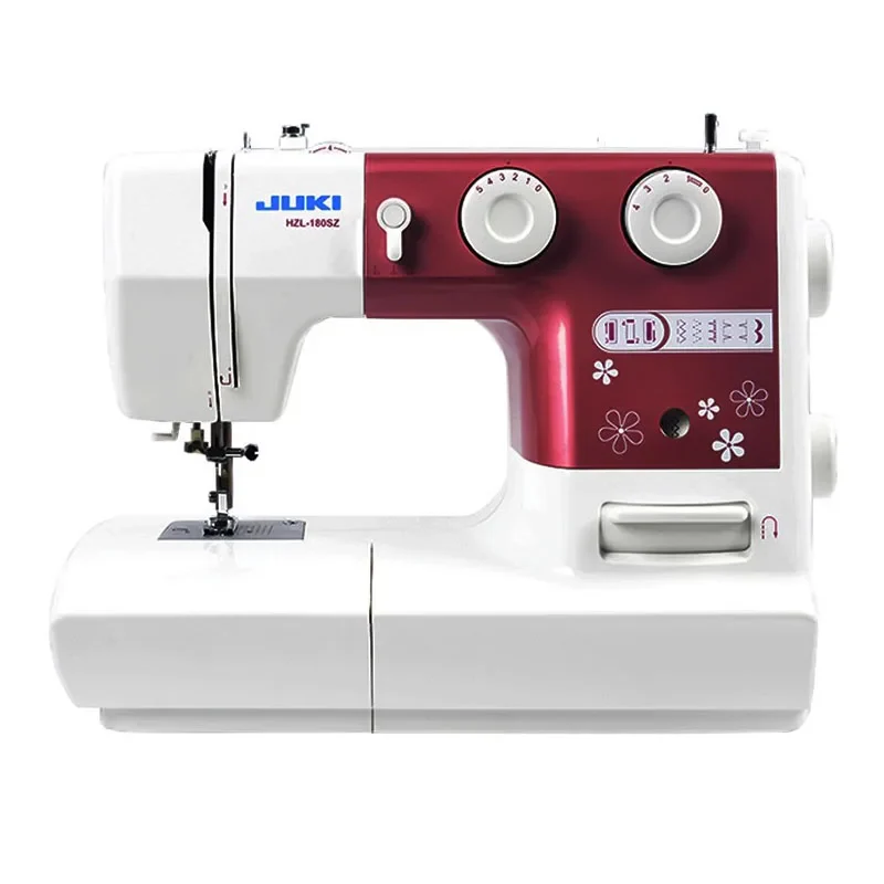180SZ 220V 60W Heavy Duty Sewing Machine 8 Built-in Stitches Metal Frame Twin Needle Multifunctional Electric Sewing Tools
