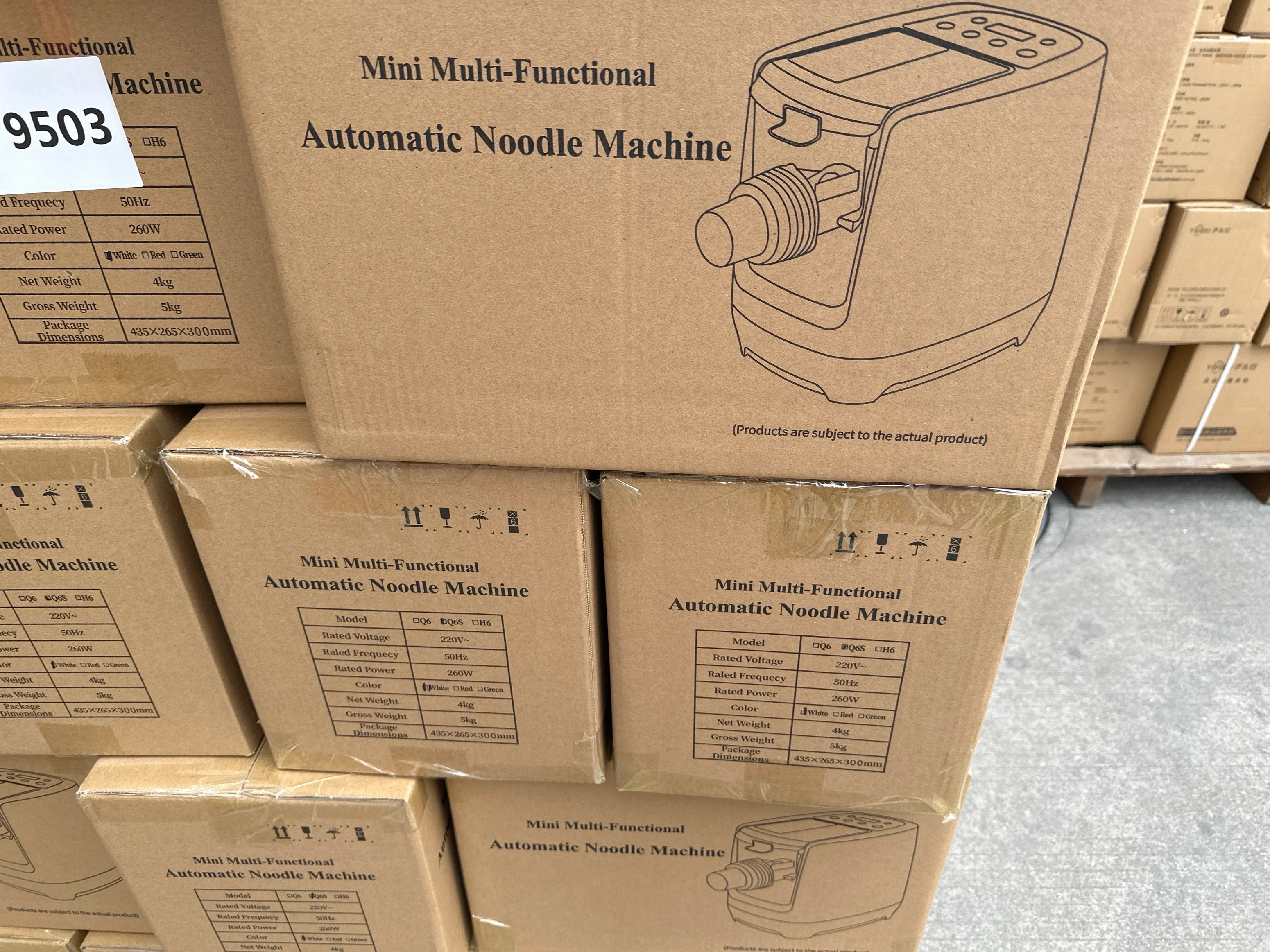 220V Electric Automatic Noodle Maker Machine Multifunction Pasta Maker Dough Roller Dumpling Machine Kneading Pressing Machine - Image 4