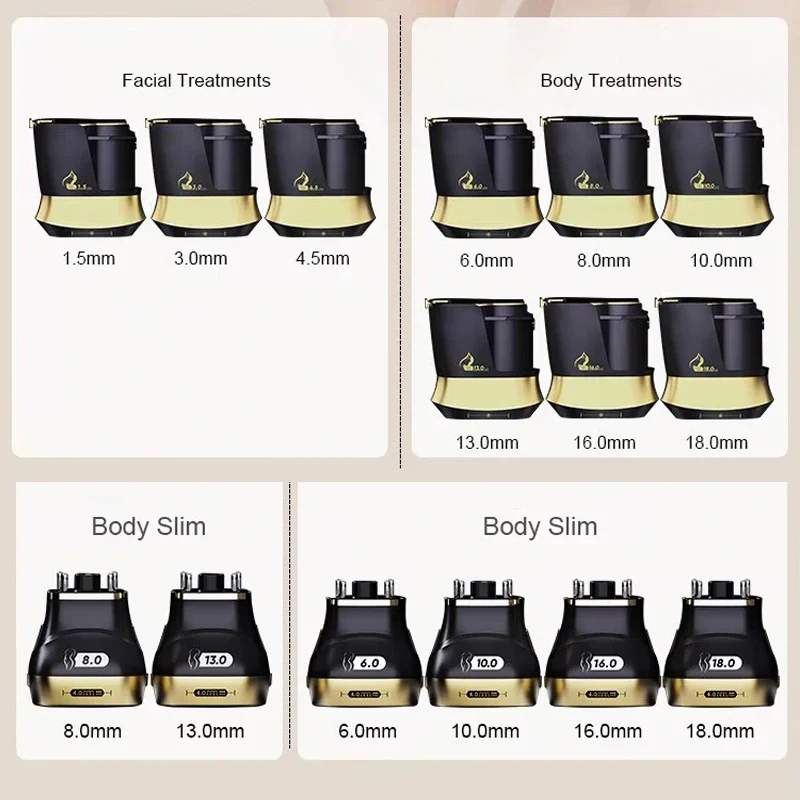 22D Treatment Replacement Cartridges Probes For 22D MAX HIFU Ultraonic Anti-Aging Wrinkle Removal Sliming Machine - Image 3